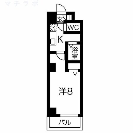 新栄町駅 徒歩6分 2階の物件間取画像